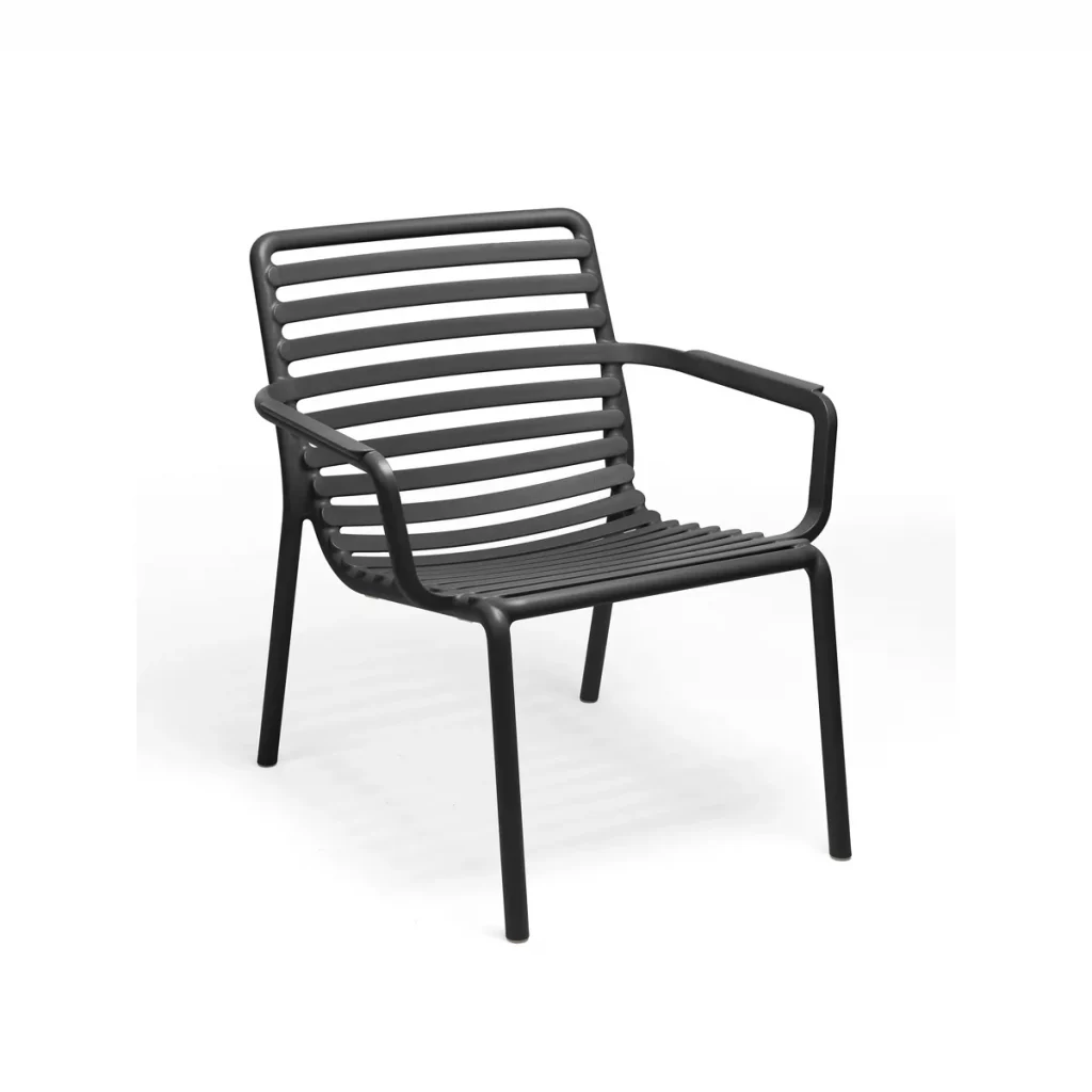Silla Para Exterior Con Descansabrazos De Fibra De Vidrio Marea
