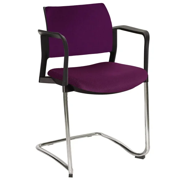 Silla Visitante C/Apoya Brazos Denim