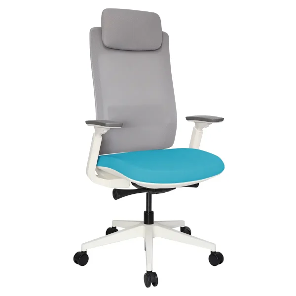 Silla Ejecutiva Quo Tapizable Con Cabecera