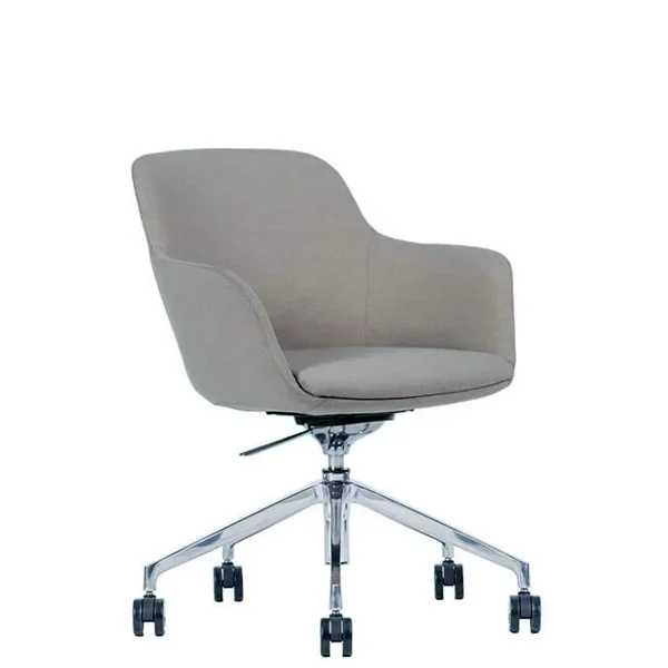 Silla Visitante Hub Con Rodajas